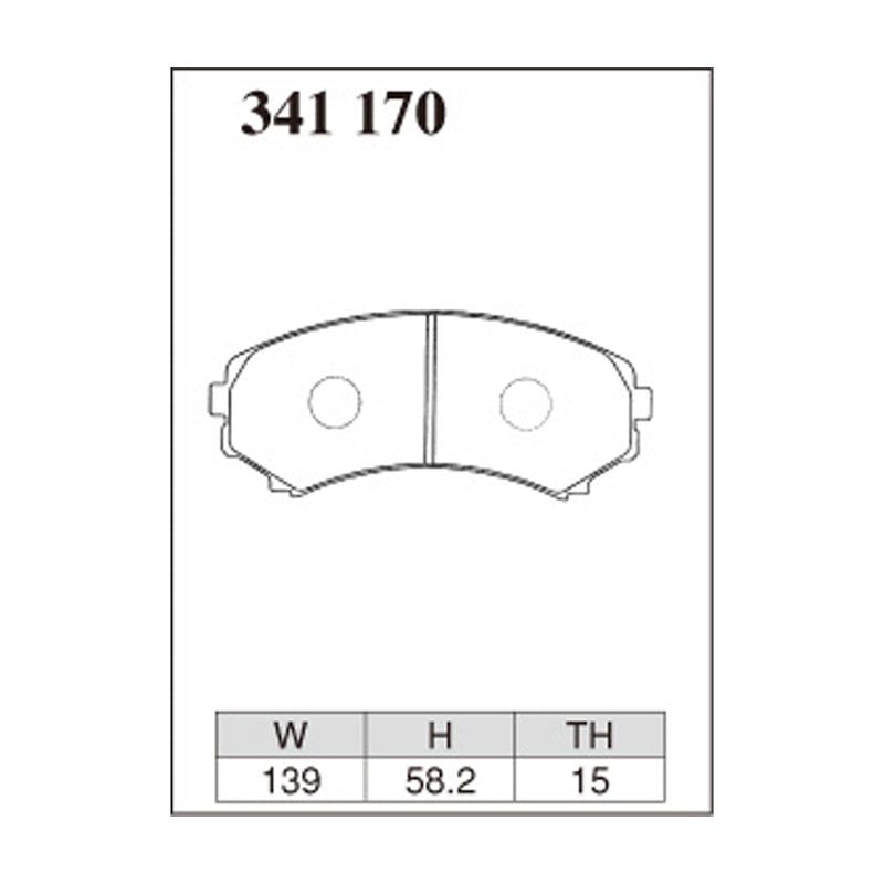 Dixcel Z Type Brake Pads - Front - Pajero V55WG 90/1-
