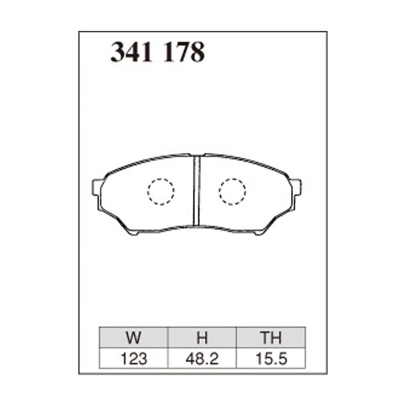 Dixcel Z Type Brake Pads - Front - Pajero H51A/56A 96/11-