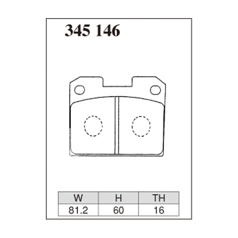 Dixcel Z Type Brake Pads - Rear - GTO Z16A (92/10-)