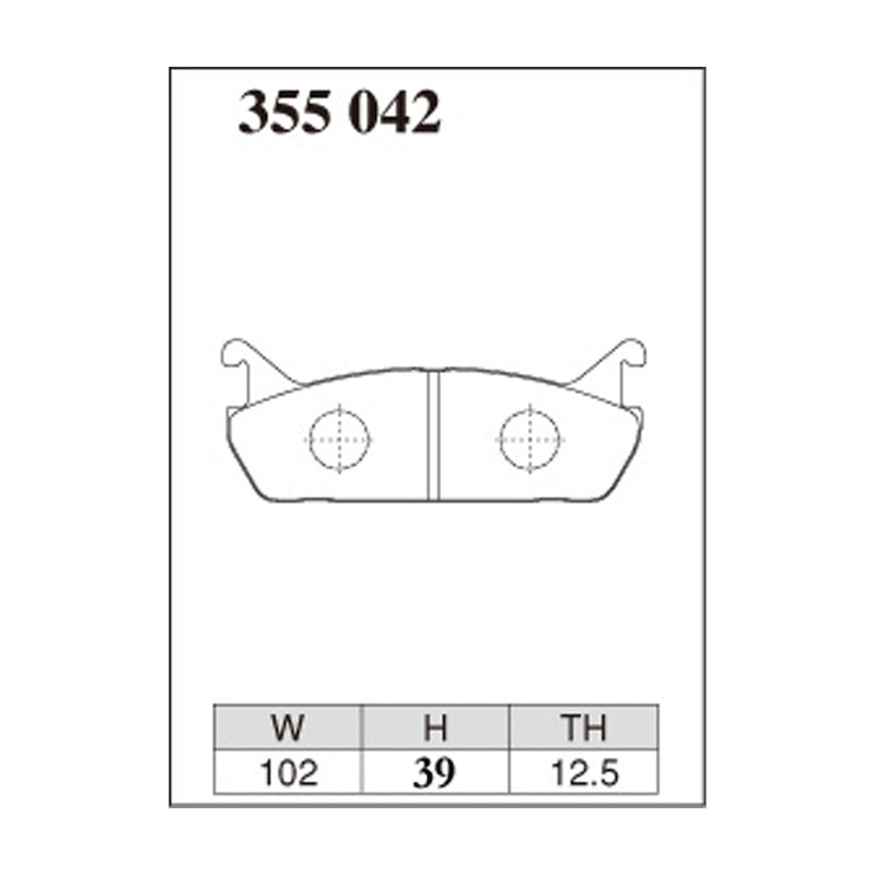 Dixcel Z Type Brake Pads - Rear - Na6ce (Roadster 1600cc)