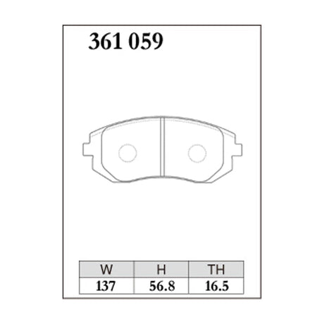 Dixcel Z Type Brake Pads - Front - 86/BRFOR GR ONE MAKE RACE
