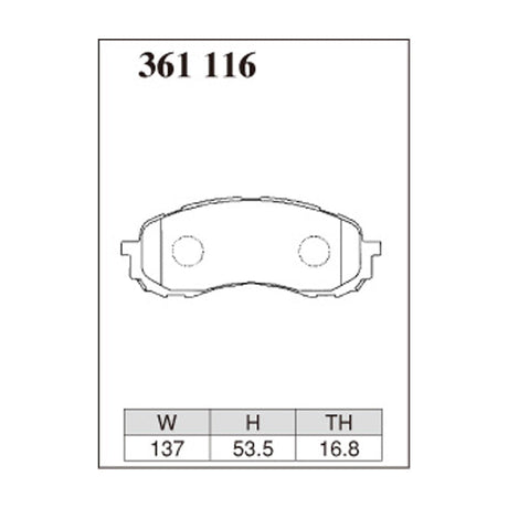 Dixcel Z Type Brake Pads - Front - GG2/3 02/10-