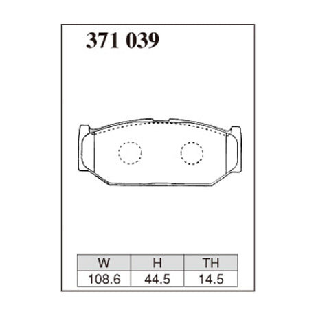 Dixcel ES Type Brake Pads - Front - ZC11
