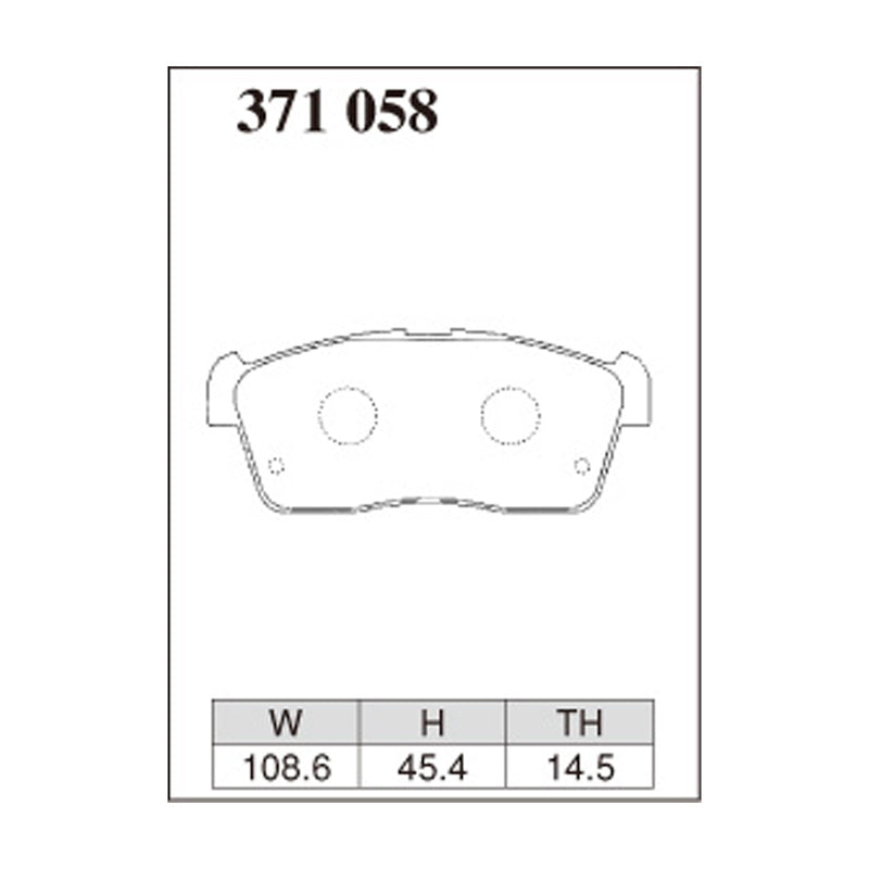 Dixcel ES Type Brake Pads - Front - YRV M201G Turbo