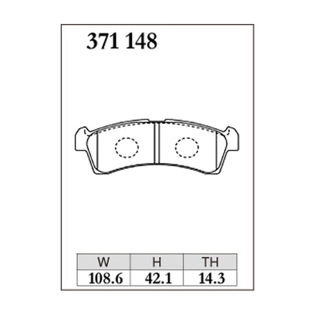 Dixcel S Type Brake Pads - Front - S 371 148