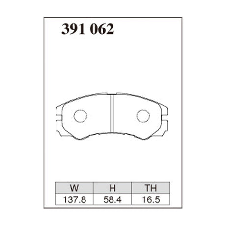 Dixcel Z Type Brake Pads - Front - Big Hon UBS25/26/69/73