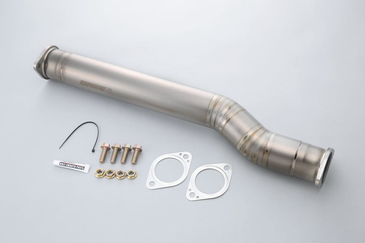 Tomei Expreme Ti Titanium Cat Straight Pipe - Mitsubishi Lancer Evo 10 4B11