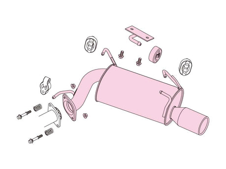 Fujitsubo A-S Exhaust - Mitsubishi Outlander 2.4 CW5W