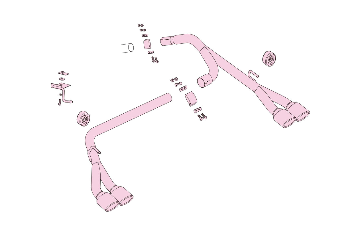 Fujitsubo Legalis K Typeⅱ Exhaust - Honda N Box Custom Turbo 2WD JF3