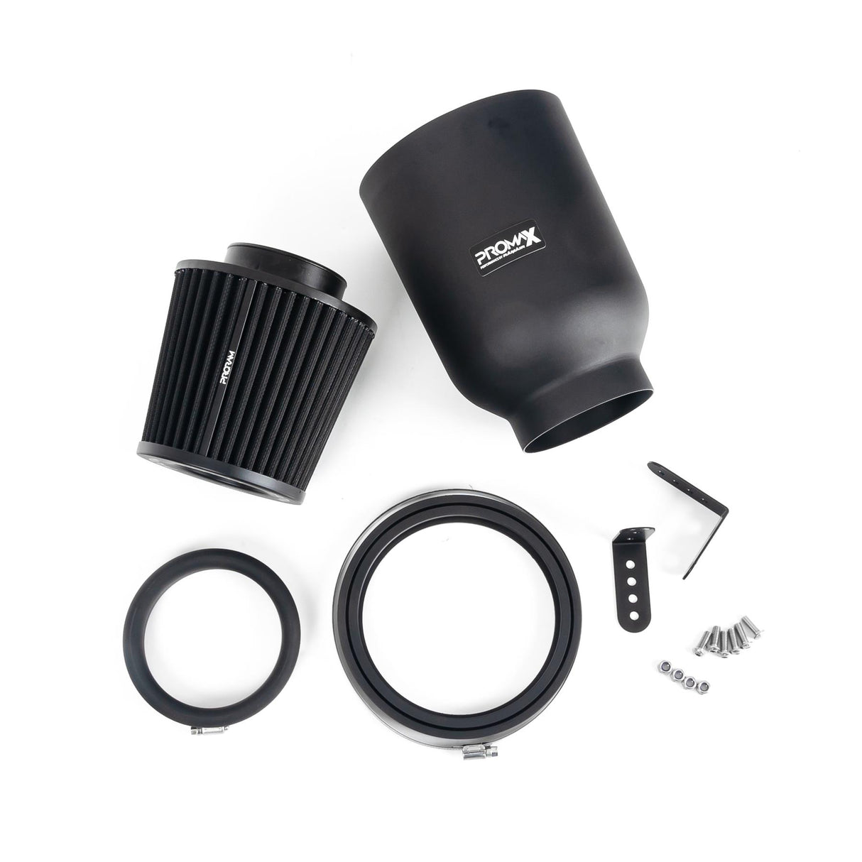 Ramair ProMax Large Universal Pleated 80mm Rubber Neck Air Filter in Enclosed Airbox