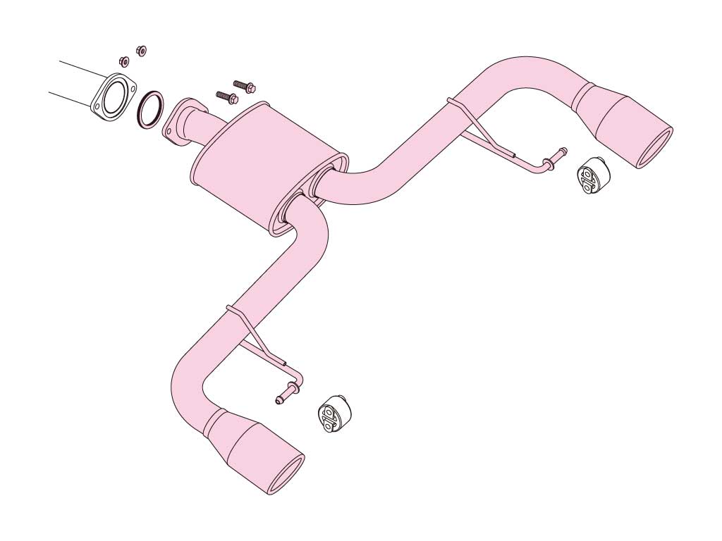 Fujitsubo A-S Exhaust - Mazda Mazda6 2.2 Dt GJ2FP
