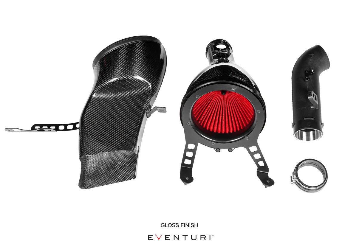 Eventuri Toyota GR Yaris Black Carbon Intake System - Gloss