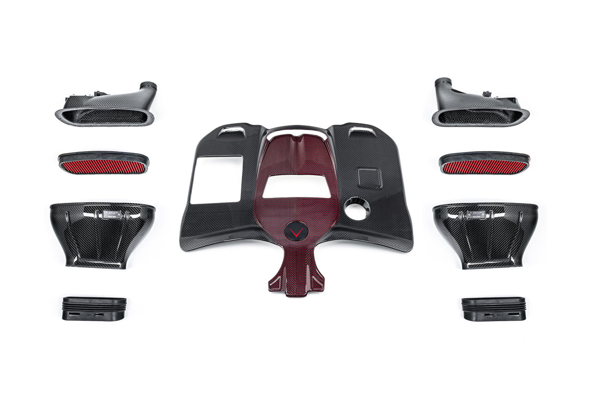 Eventuri Mercedes G63 W463, W463A, W464 ; M177 Engine code Carbon Intake