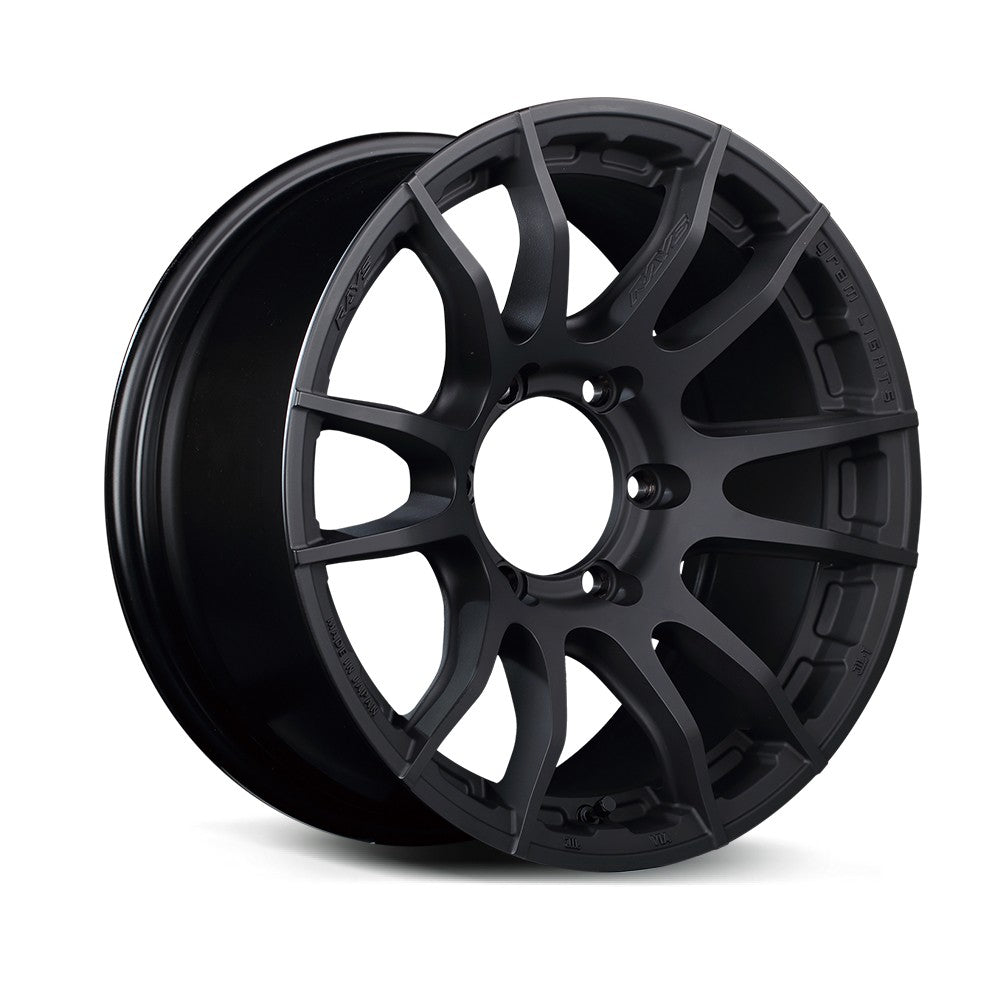 Llanta de aleación Rays Gram Lights 57XR-X - 16x6 ET5 5x139,7 en grafito negro