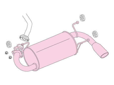 Fujitsubo Legalis R Exhaust - Mazda MX-5 Miata NB6/8C