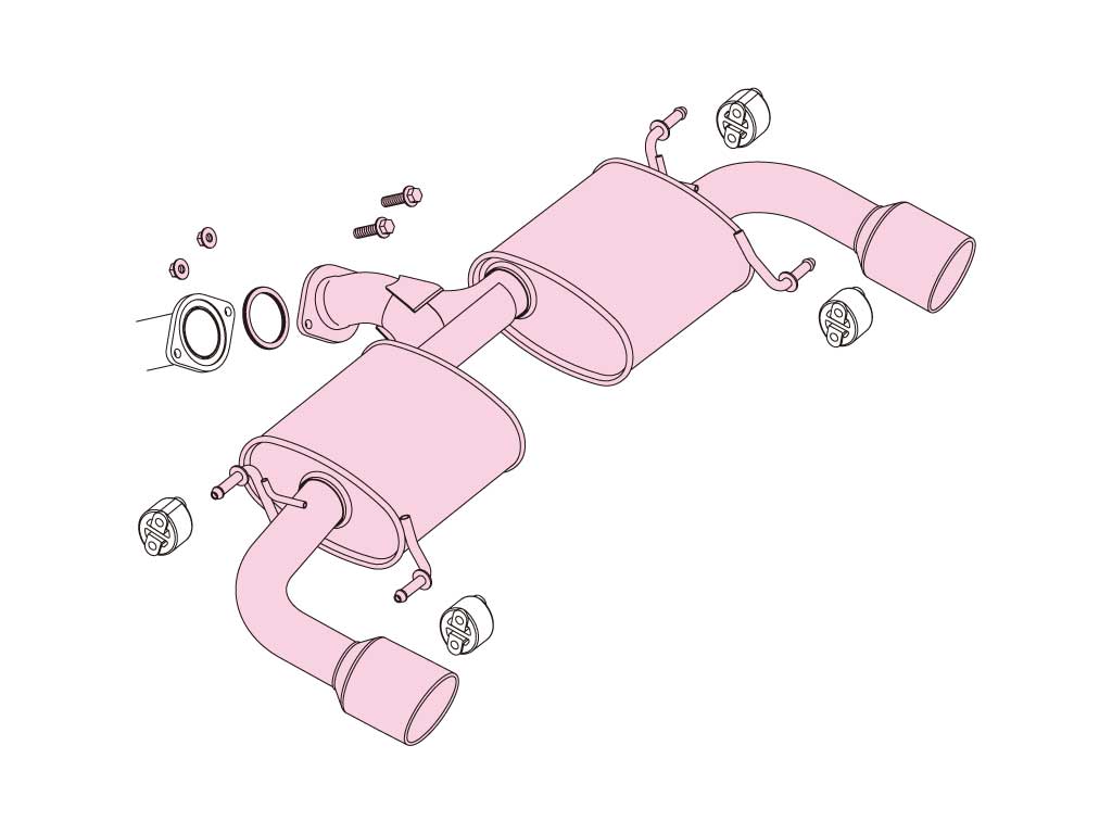 Fujitsubo A-S Exhaust - Mazda Cx-5 2.0 Petrol KEEFW/KEEAW