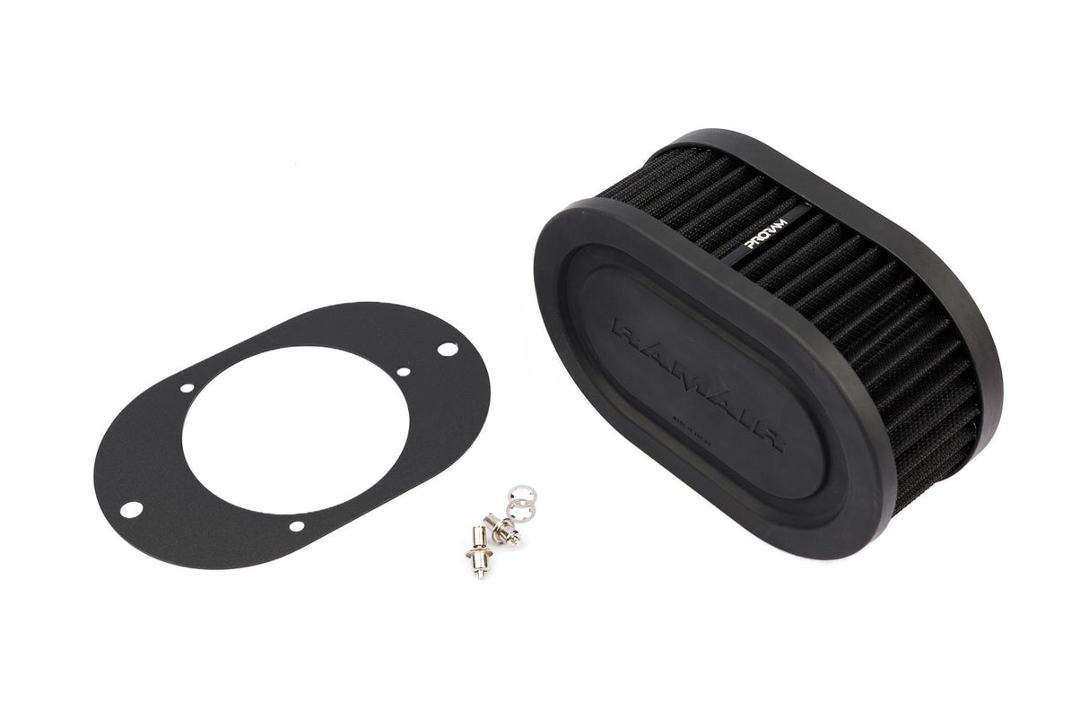 Ramair Pleated Carburettor Air Filter Baseplate to fit Weber 23/32 TLD 65mm Int Height