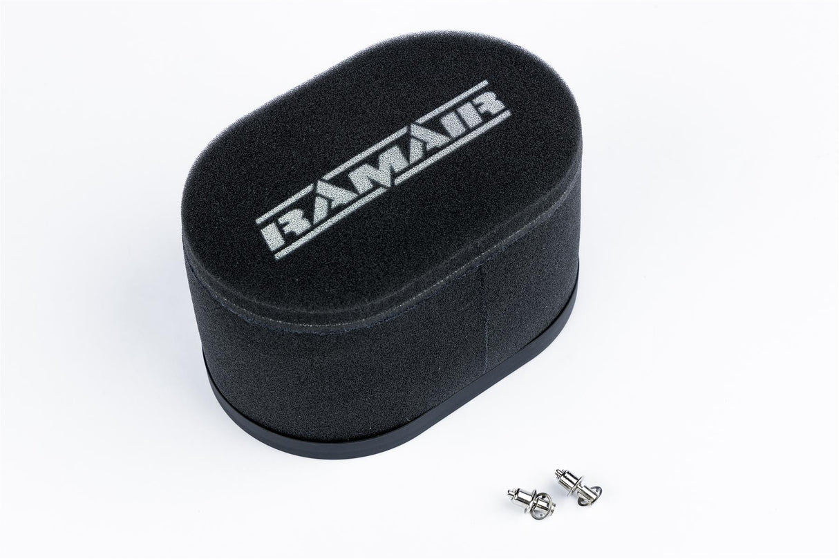 Ramair Carburettor Foam Air Filter with Baseplate to fit SU HIF6, HIF44 1.7in - 100mm Internal Height