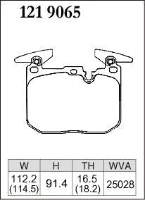 Dixcel RA Type Brake Pads - Front - BMW F-Series M135i M140i M235i M240i M2 M3 M4