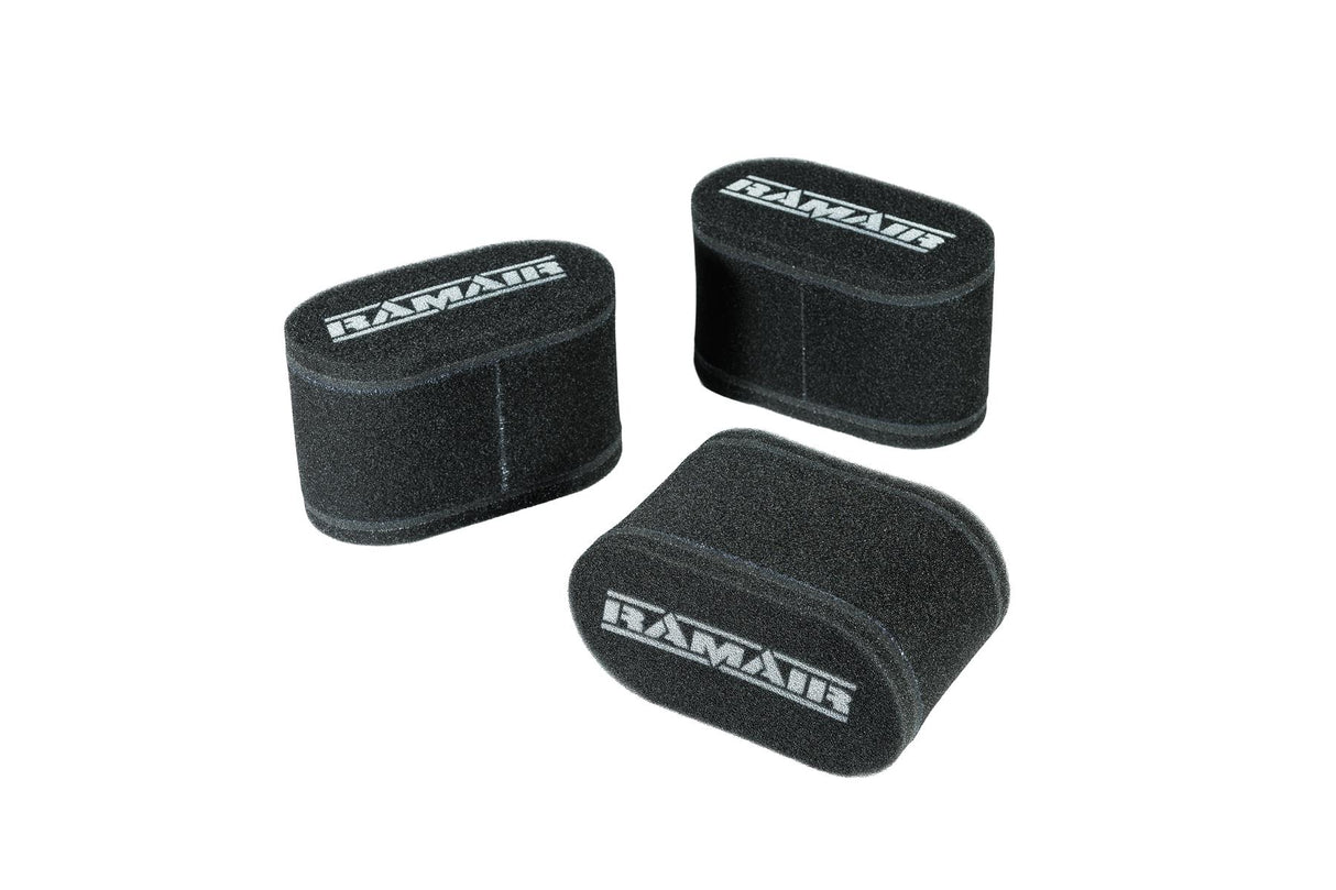 Ramair Carb Sock Foam Air Filters 3x 115mm - Tall