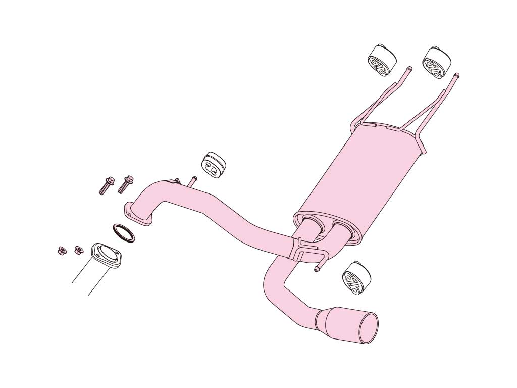 Fujitsubo A-S Exhaust - Mazda Mazda3 BLEFW