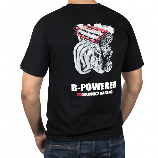 Camiseta Skunk2 B Power negra grande