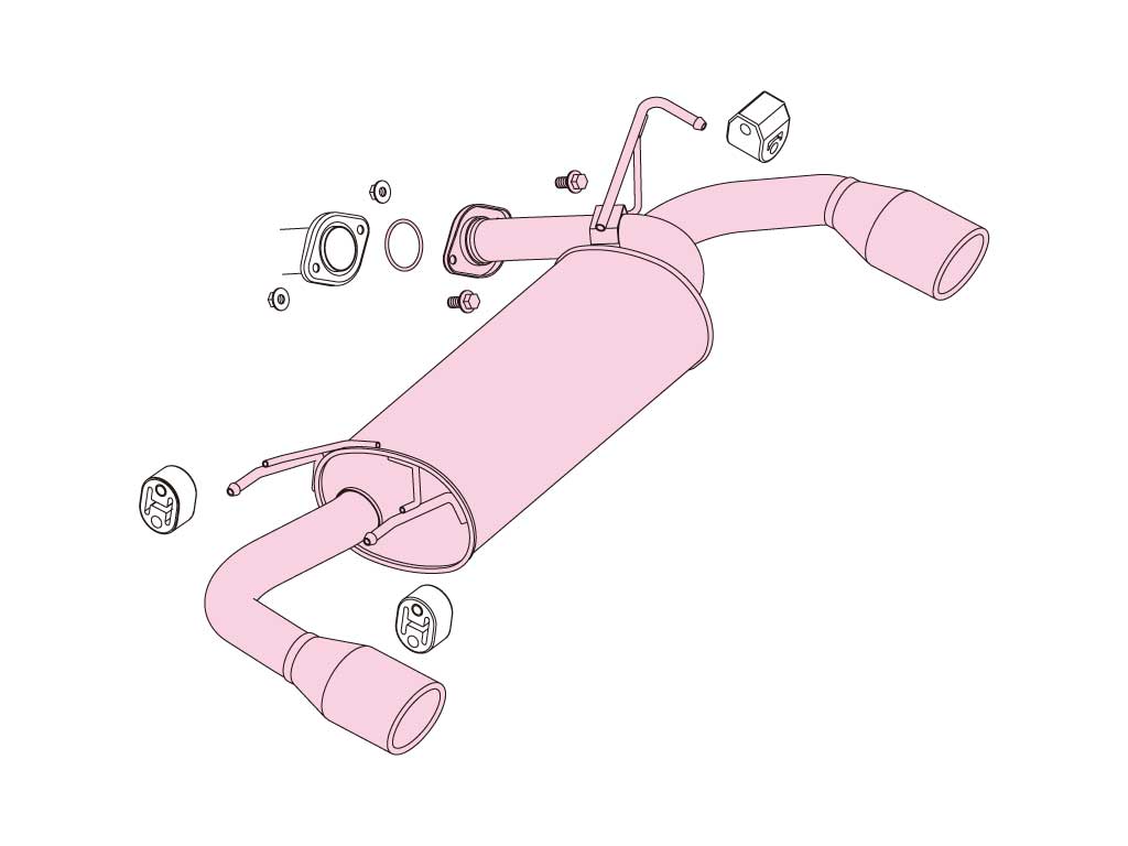 Fujitsubo A-S Exhaust - Nissan Murano 2.5 TZ51/TNZ51