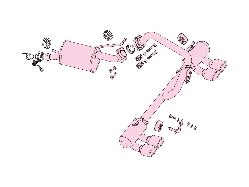 Fujitsubo A-S Exhaust - Suzuki Wagon R STIngray Turbo 2WD MH34S