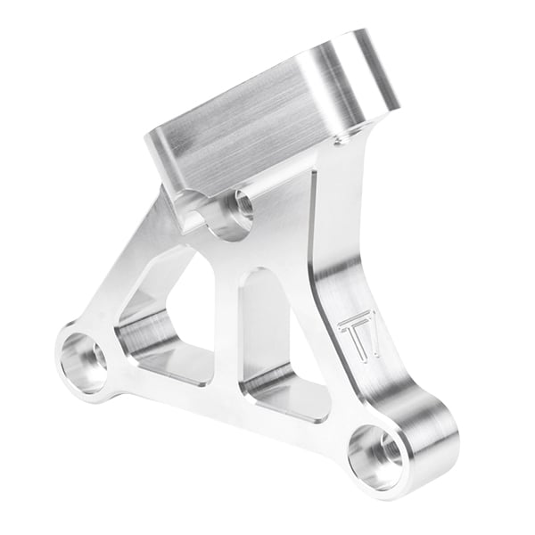 T7Design Honda K24 Front Post Mount Bracket - Raw Billet