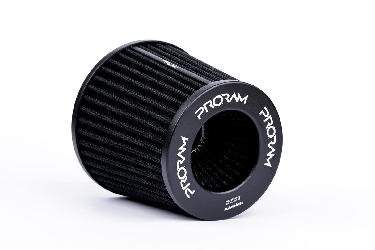 Ramair Universal Pleated Multi Fit Cone Air Filter - 80mm OD Aluminium Neck