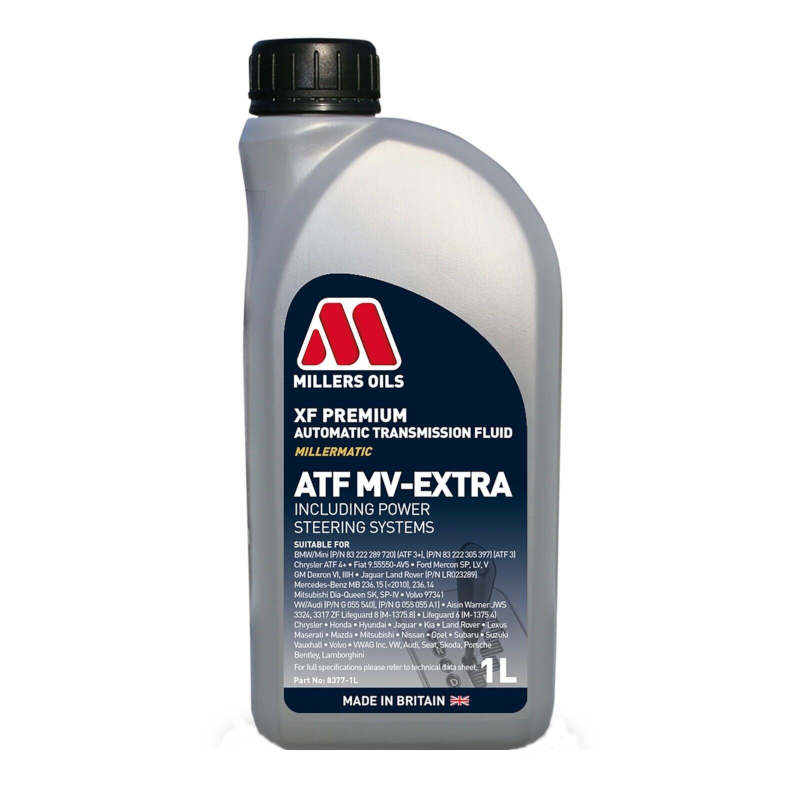 Millers XF Premium ATF MV Auto Transmission Fluid - 1 Litre