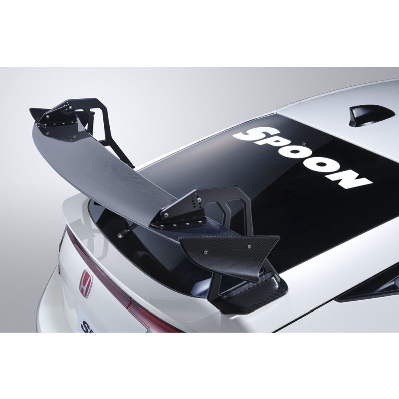 Spoon Crane Neck Carbon Rear Wing - Civic Type R FL5