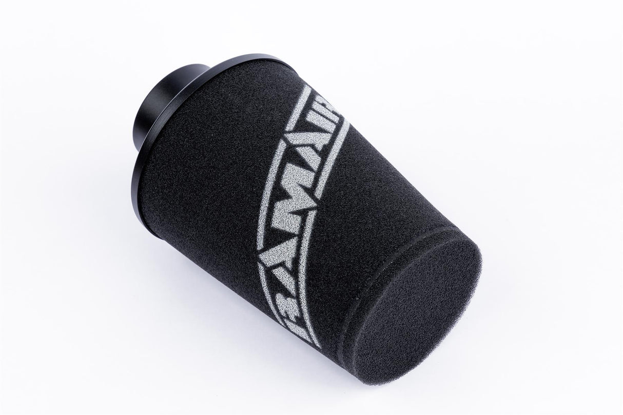 Ramair Ramair Small Foam Filter Aluminium Base 80mm (3.1inch) OD Black