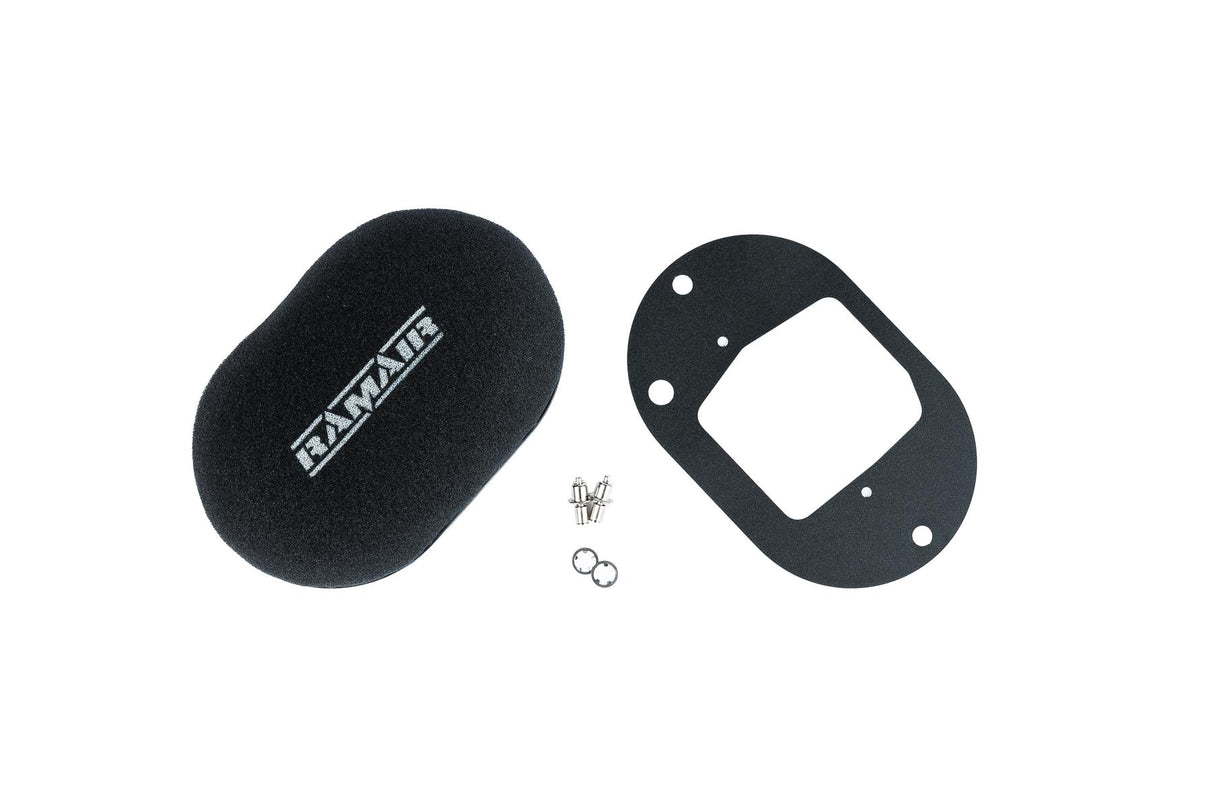 Ramair Domed Carb Air Filter & Baseplate to fit Weber 32/34 DFT - 40mm Internal Height