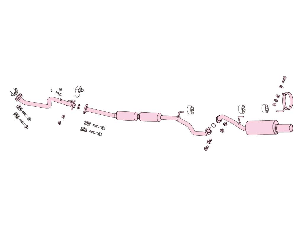 Fujitsubo A-RM Exhaust - Nissan Micra 12Sr AK12