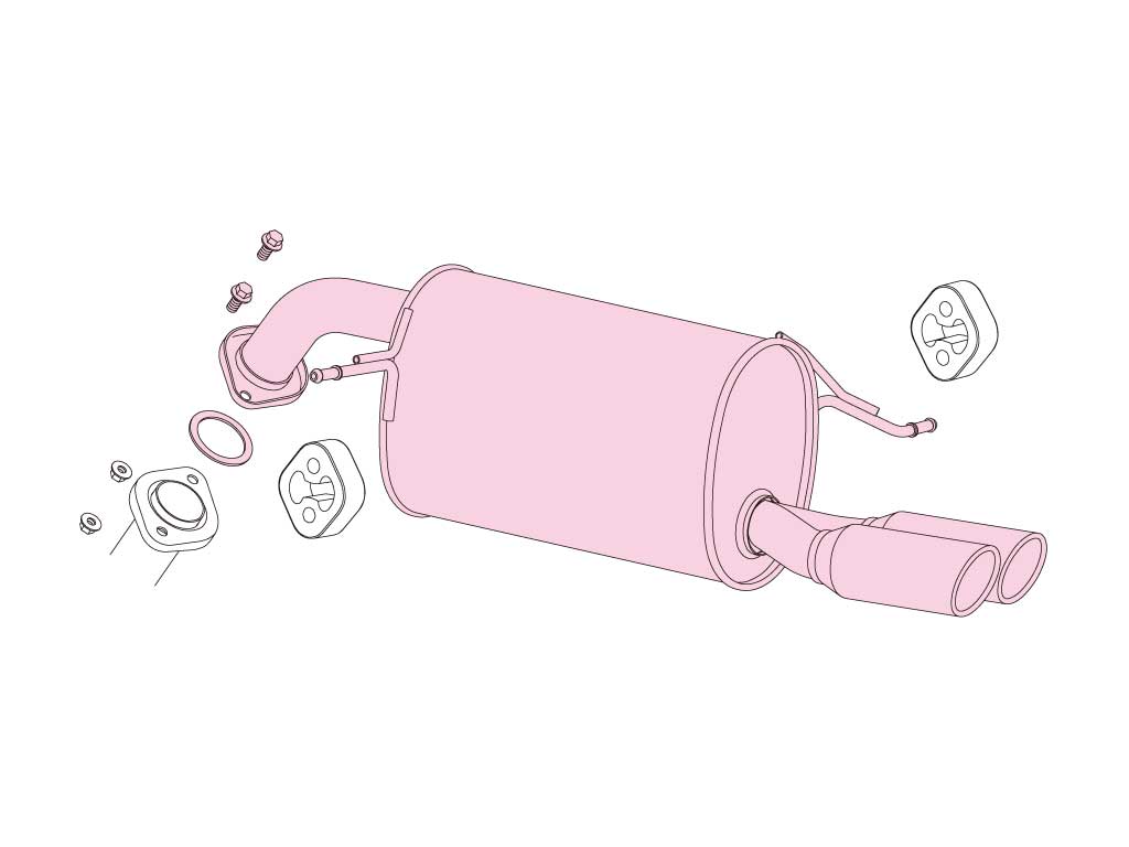 Fujitsubo A-S Exhaust - Mazda Mazda2 1.5/1.3 2WD DE5FS/3FS