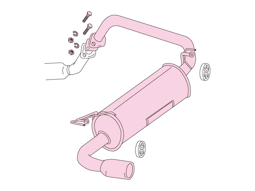 Fujitsubo Wagolis Exhaust - Scion/Toyota xB/YARIS Verso NCP35/25
