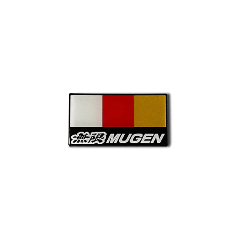 Emblema en maceta con el logotipo de Mugen