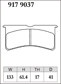 Dixcel Z Type Brake Pads - Rear - Wilwood Superlite 4/6 16.5mm