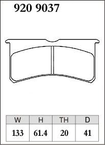 Dixcel Z Type Brake Pads - Rear - Wilwood Superlite 4R 20mm