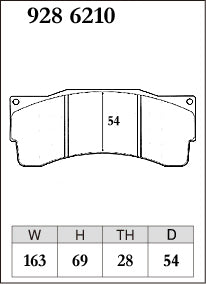 Dixcel Specom A Type Brake Pads - Rear - ALCON CAR95 28T
