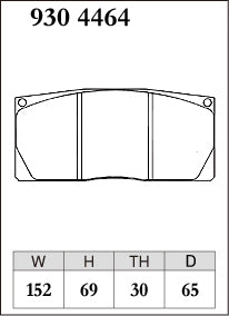 Dixcel Specom A Type Brake Pads - Rear - Alcon XT/Wilwood Prolite 30mm