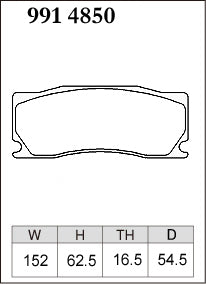Dixcel M Type Brake Pads - Front - Jaguar XK8 R4.2v8 SC 6pot