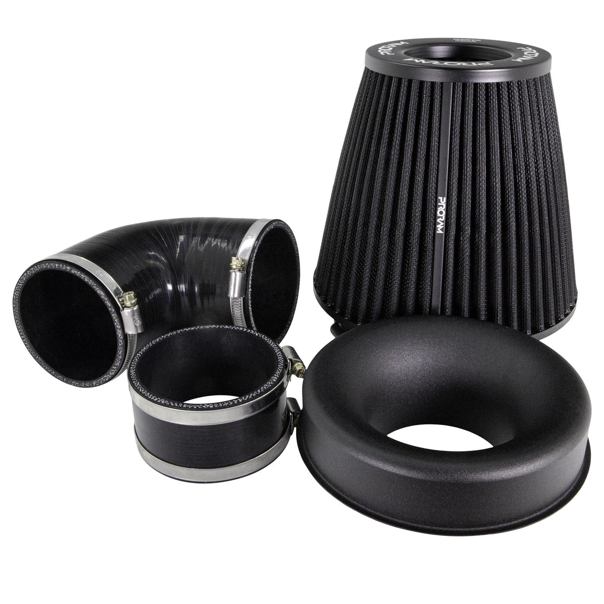 Ramair Performance Pleated Induction Kit for MK2 Focus ST - Black Hoses