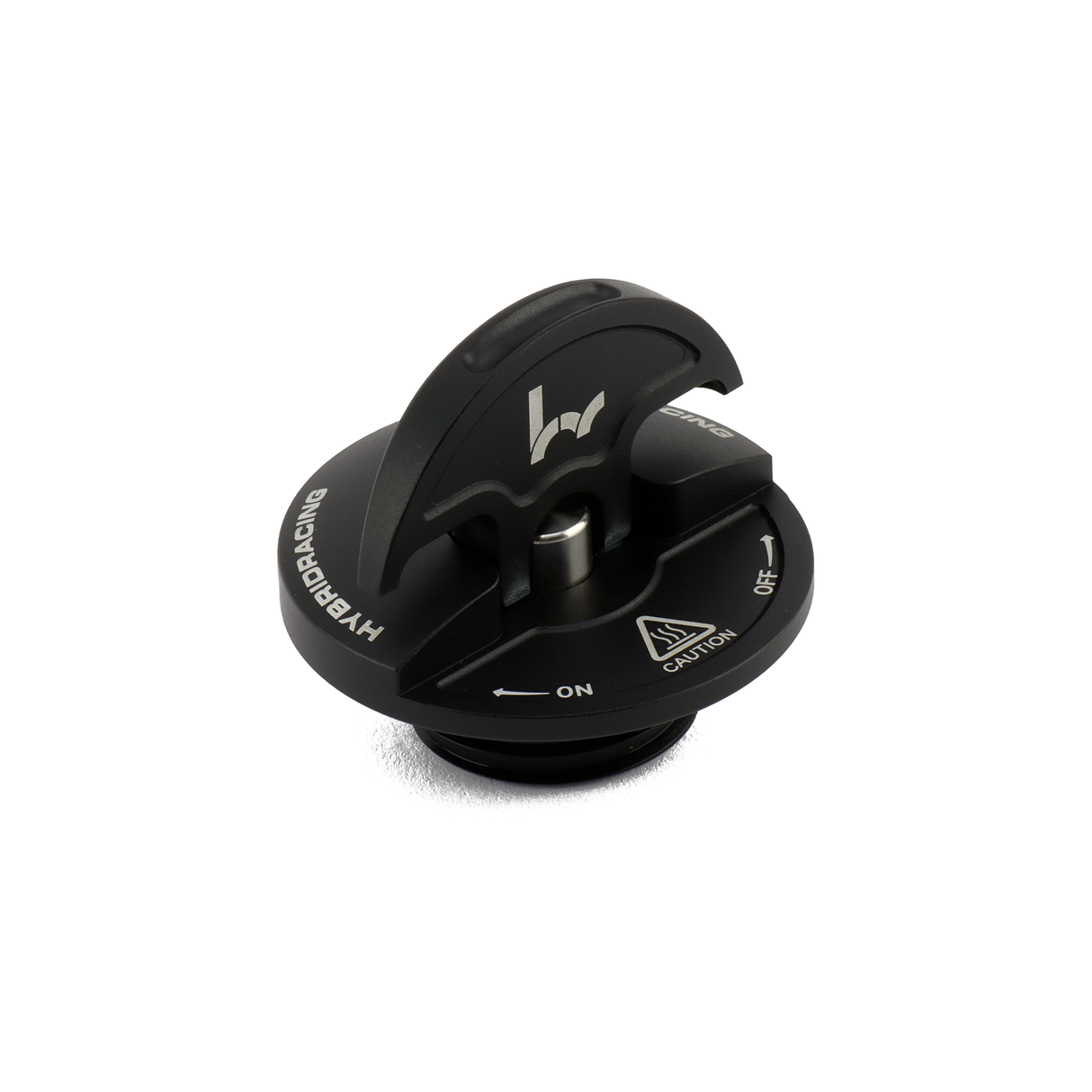 Hybrid Racing V2 Slim Oil Cap - Black