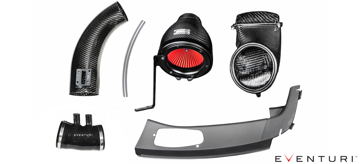 Eventuri Honda FK2 Black Carbon MAF-TUBE and silicone hose