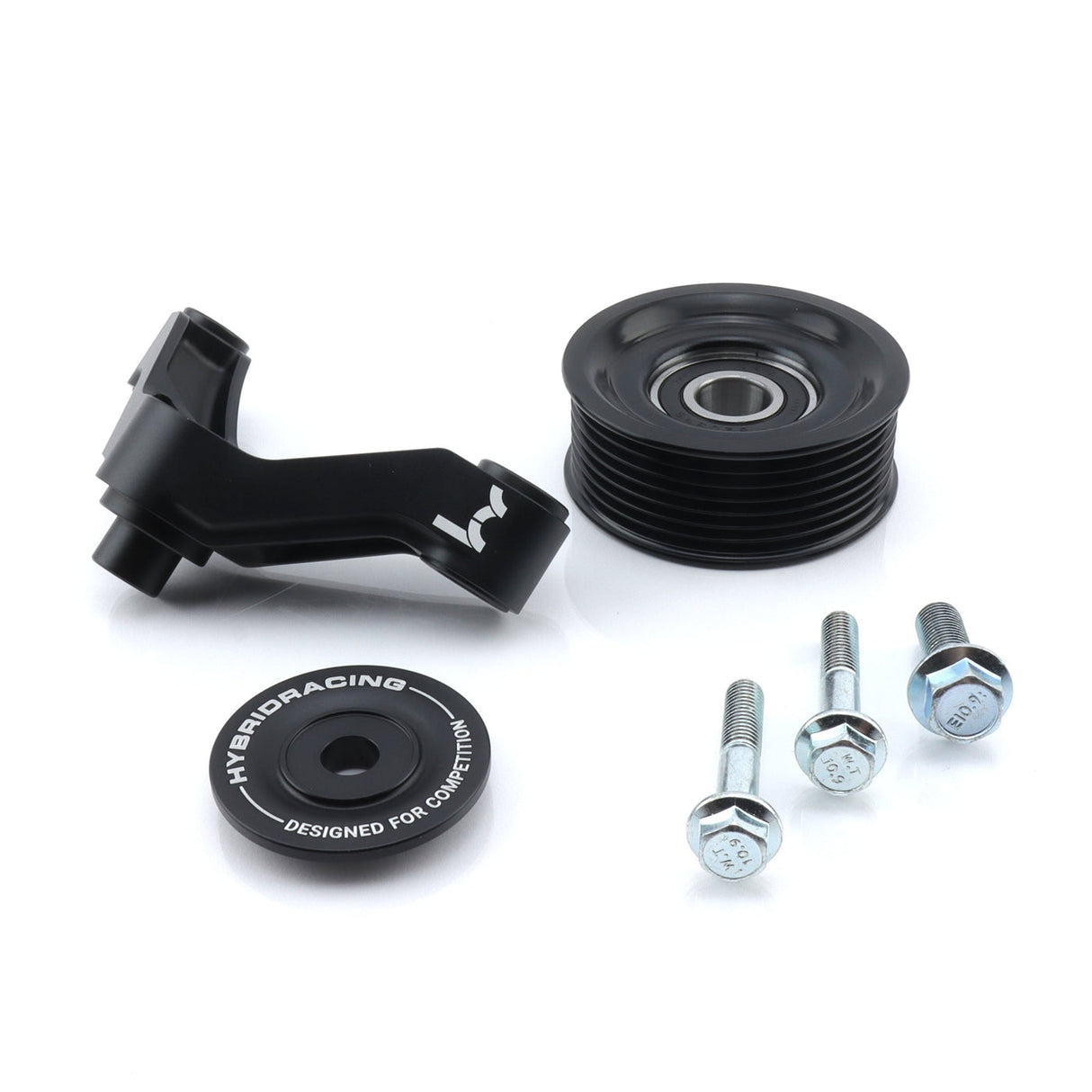 Hybrid Racing K-Series Idler Bracket and Pulley Kit - K20A/A2/A3, Z1/Z/Z4, K24A2/A4/A8
