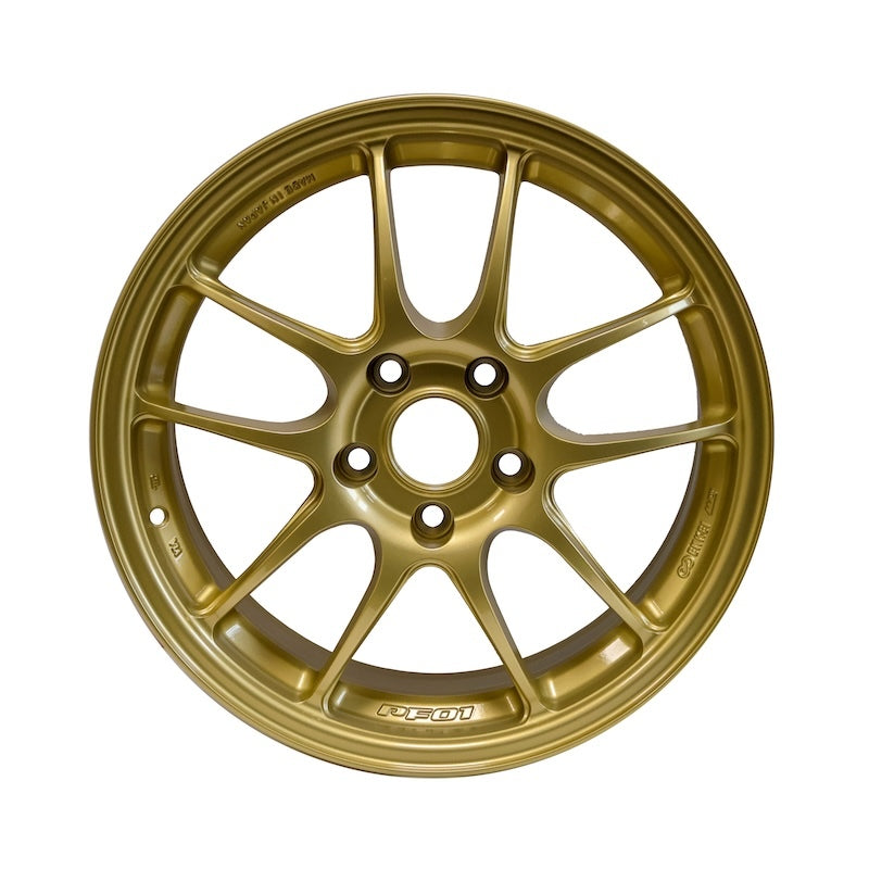 Enkei PF01 Alloy Wheel - 17x7 ET45 4x100 Gold - torquegt