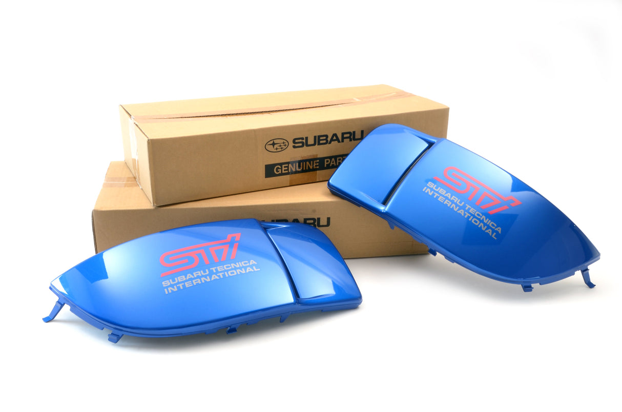 Subaru Right & Left Hand Fog Lamp Cover Pair - 02C Blue MY2003-2005