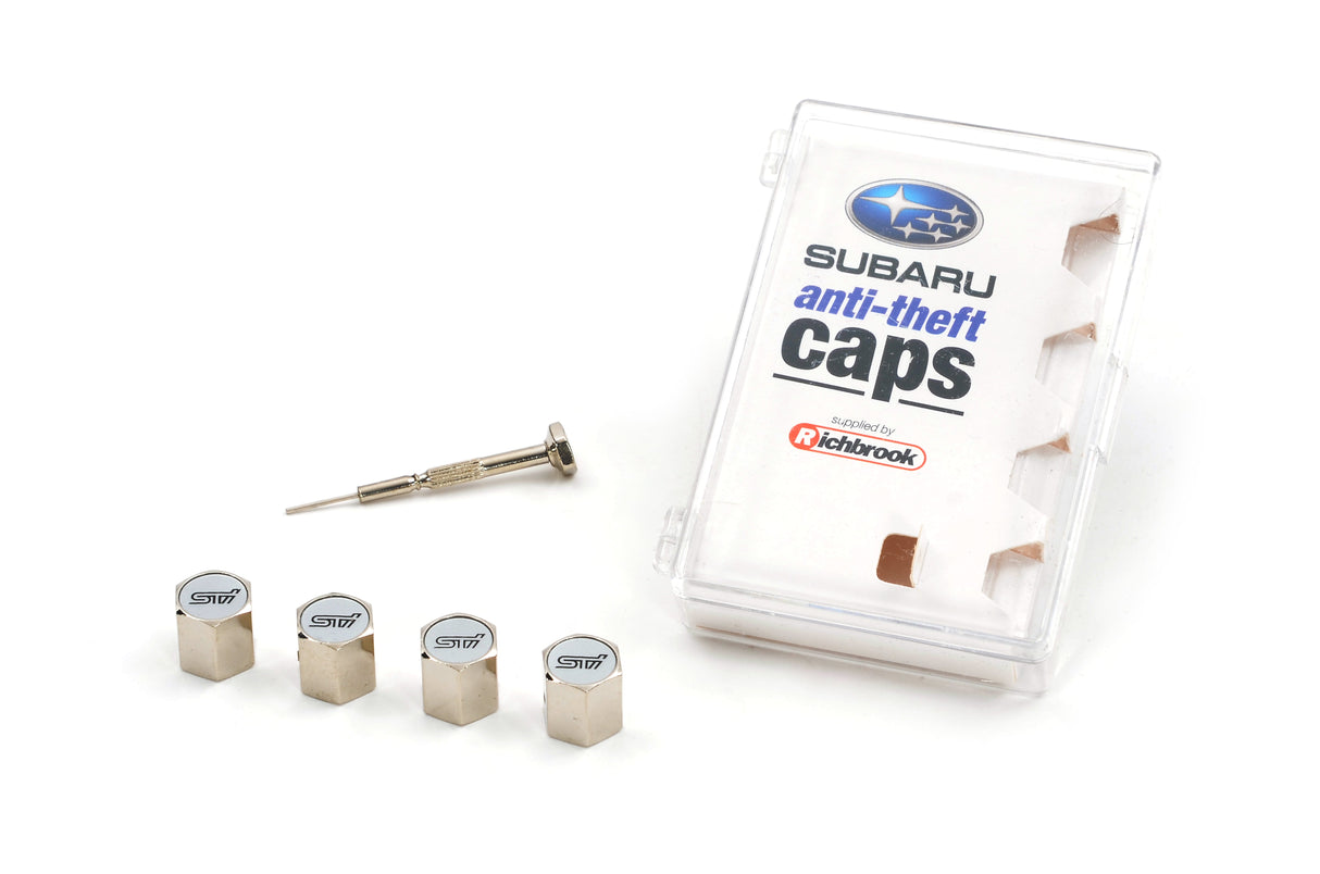 Subaru "STI" Anti Theft Valve Caps